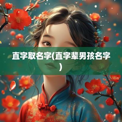 直字取名字(直字辈男孩名字) 直字取名字(直字辈男孩名字)
