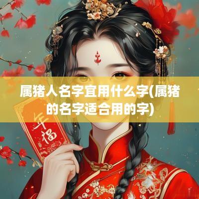 属猪人名字宜用什么字(属猪的名字适合用的字)