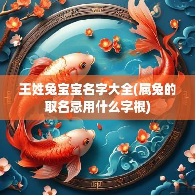 王姓兔宝宝名字大全(属兔的取名忌用什么字根)