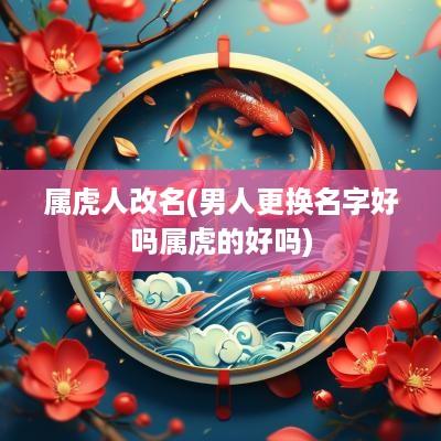属虎人改名(男人更换名字好吗属虎的好吗)