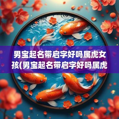 男宝起名带启字好吗属虎女孩(男宝起名带启字好吗属虎的)