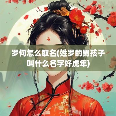 罗何怎么取名(姓罗的男孩子叫什么名字好马年)