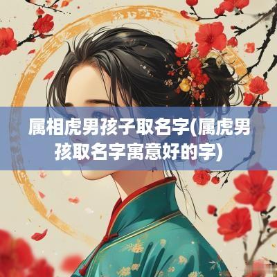 属相虎男孩子取名字(属虎男孩取名字寓意好的字)