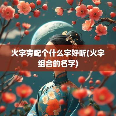 火字旁配个什么字好听(火字组合的名字)