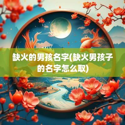 缺火的男孩名字(缺火男孩子的名字怎么取)