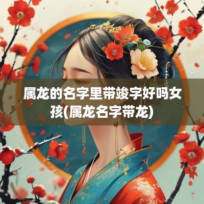 属龙的名字里带竣字好吗女孩(属龙名字带龙)