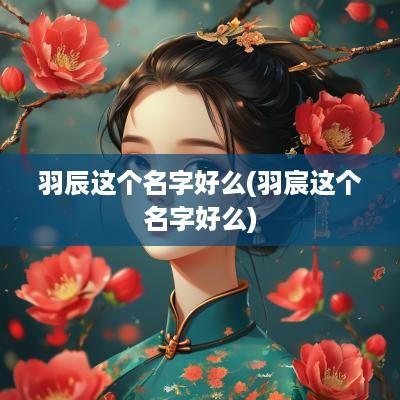 羽辰这个名字好么(羽宸这个名字好么)