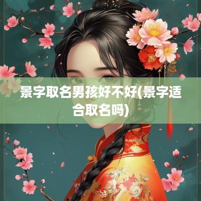 景字取名男孩好不好(景字适合取名吗)