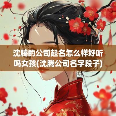 沈腾的公司起名怎么样好听吗女孩(沈腾公司名字段子)