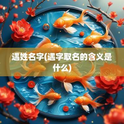 遇姓名字(遇字取名的含义是什么)