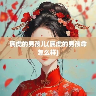 属虎的男孩儿(属虎的男孩命怎么样)