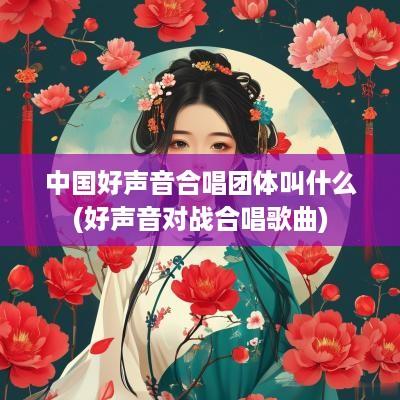 中国好声音合唱团体叫什么(好声音对战合唱歌曲)