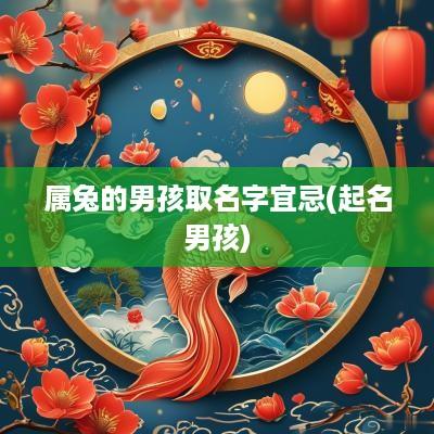 属兔的男孩取名字宜忌(起名男孩)