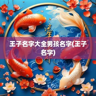 王子名字大全男孩名字(王子名字)
