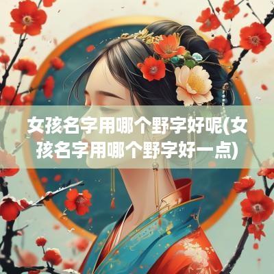 女孩名字用哪个野字好呢(女孩名字用哪个野字好一点)