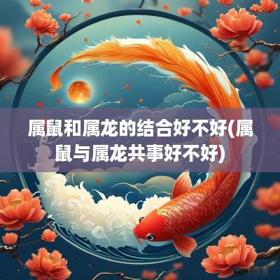 属鼠和属龙的结合好不好(属鼠与属龙共事好不好)