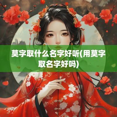 莫字取什么名字好听(用莫字取名字好吗)