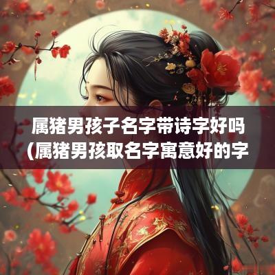 属猪男孩子名字带诗字好吗(属猪男孩取名字寓意好的字)