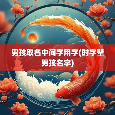 男孩取名中间字用字(时字辈男孩名字)