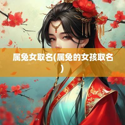 属兔女取名(属兔的女孩取名)
