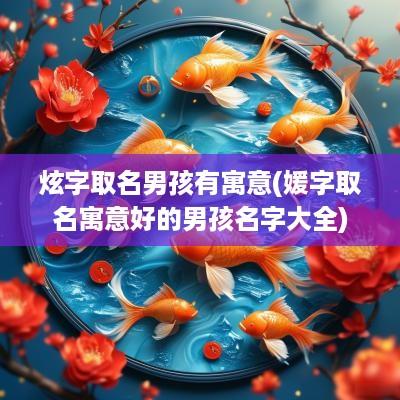 炫字取名男孩有寓意(媛字取名寓意好的男孩名字大全)