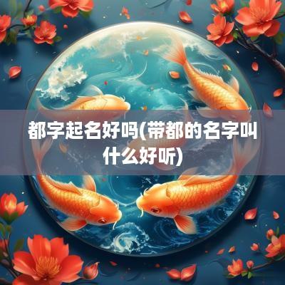 都字起名好吗(带都的名字叫什么好听)