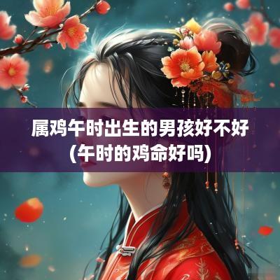 属鸡午时出生的男孩好不好(午时的鸡命好吗)