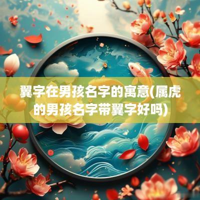 翼字在男孩名字的寓意(属虎的男孩名字带翼字好吗)