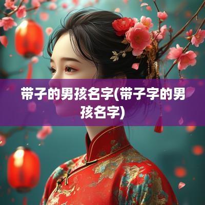 带孑的男孩名字(带子字的男孩名字)