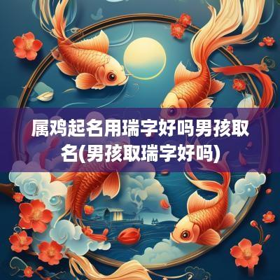 属鸡起名用瑞字好吗男孩取名(男孩取瑞字好吗)