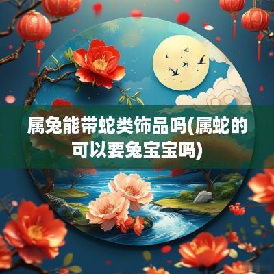 属兔能带蛇类饰品吗(属蛇的可以要兔宝宝吗)