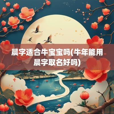 晨字适合牛宝宝吗(蛇年能用晨字取名好吗)