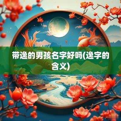 带逸的男孩名字好吗(逸字的含义)