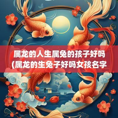 属龙的人生属兔的孩子好吗(属龙的生兔子好吗女孩名字叫什么)