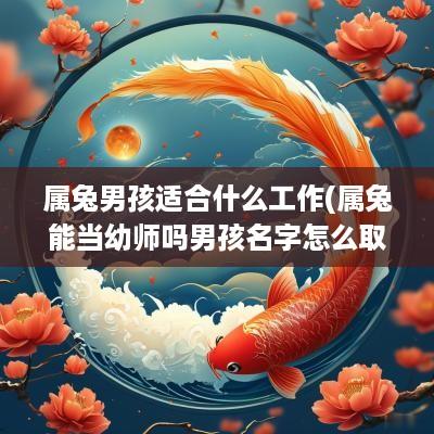 属兔男孩适合什么工作(属兔能当幼师吗男孩名字怎么取)