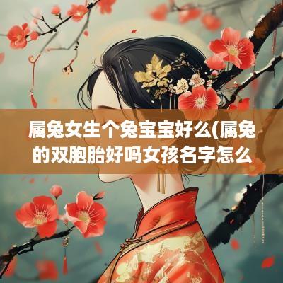 属兔女生个兔宝宝好么(属兔的双胞胎好吗女孩名字怎么取)