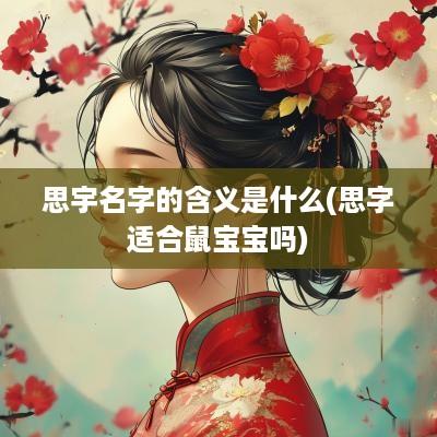 思宇名字的含义是什么(思字适合鼠宝宝吗)