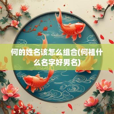 何的姓名该怎么组合(何祖什么名字好男名)