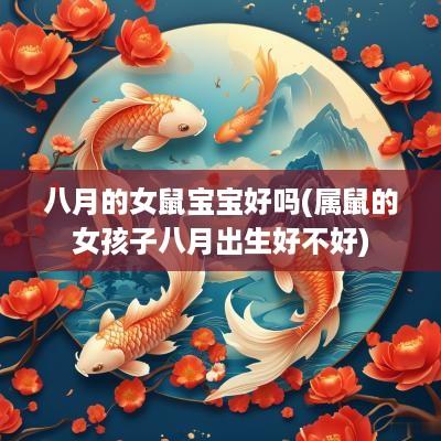 八月的女鼠宝宝好吗(属鼠的女孩子八月出生好不好)