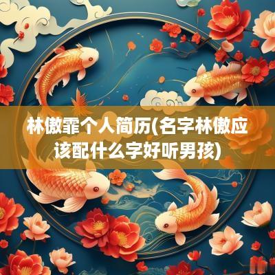 林傲霏个人简历(名字林傲应该配什么字好听男孩)