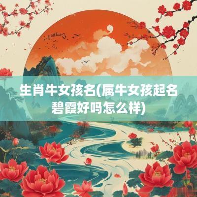 生肖牛女孩名(属牛女孩起名碧霞好吗怎么样)