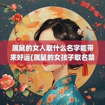 属鼠的女人取什么名字能带来好运(属鼠的女孩子取名禁忌)