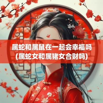 属蛇和属鼠在一起会幸福吗(属蛇女和属猪女合财吗)