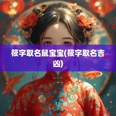 筱字取名鼠宝宝(筱字取名吉凶)