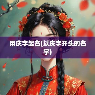 用庆字起名(以庆字开头的名字)