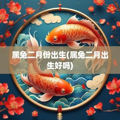 属兔二月份出生(属兔二月出生好吗)
