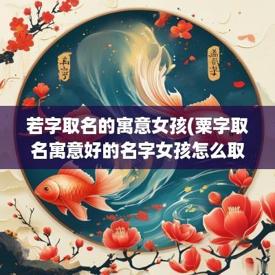 若字取名的寓意女孩(粟字取名寓意好的名字女孩怎么取)