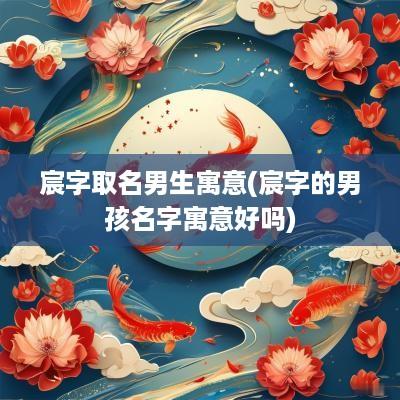宸字取名男生寓意(宸字的男孩名字寓意好吗)