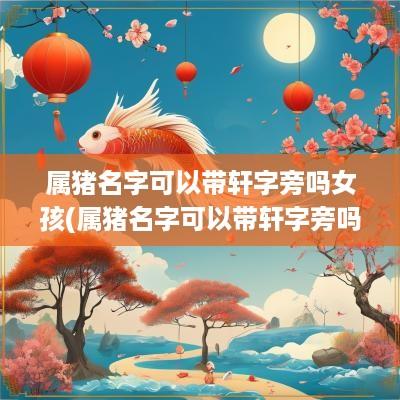 属猪名字可以带轩字旁吗女孩(属猪名字可以带轩字旁吗) 属猪名字可以带轩字旁吗女孩(属猪名字可以带轩字旁吗)