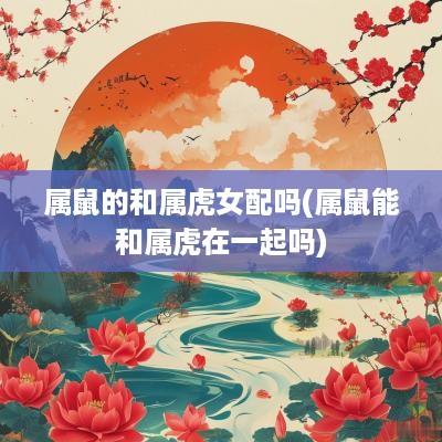 属鼠的和属虎女配吗(属鼠能和属虎在一起吗)